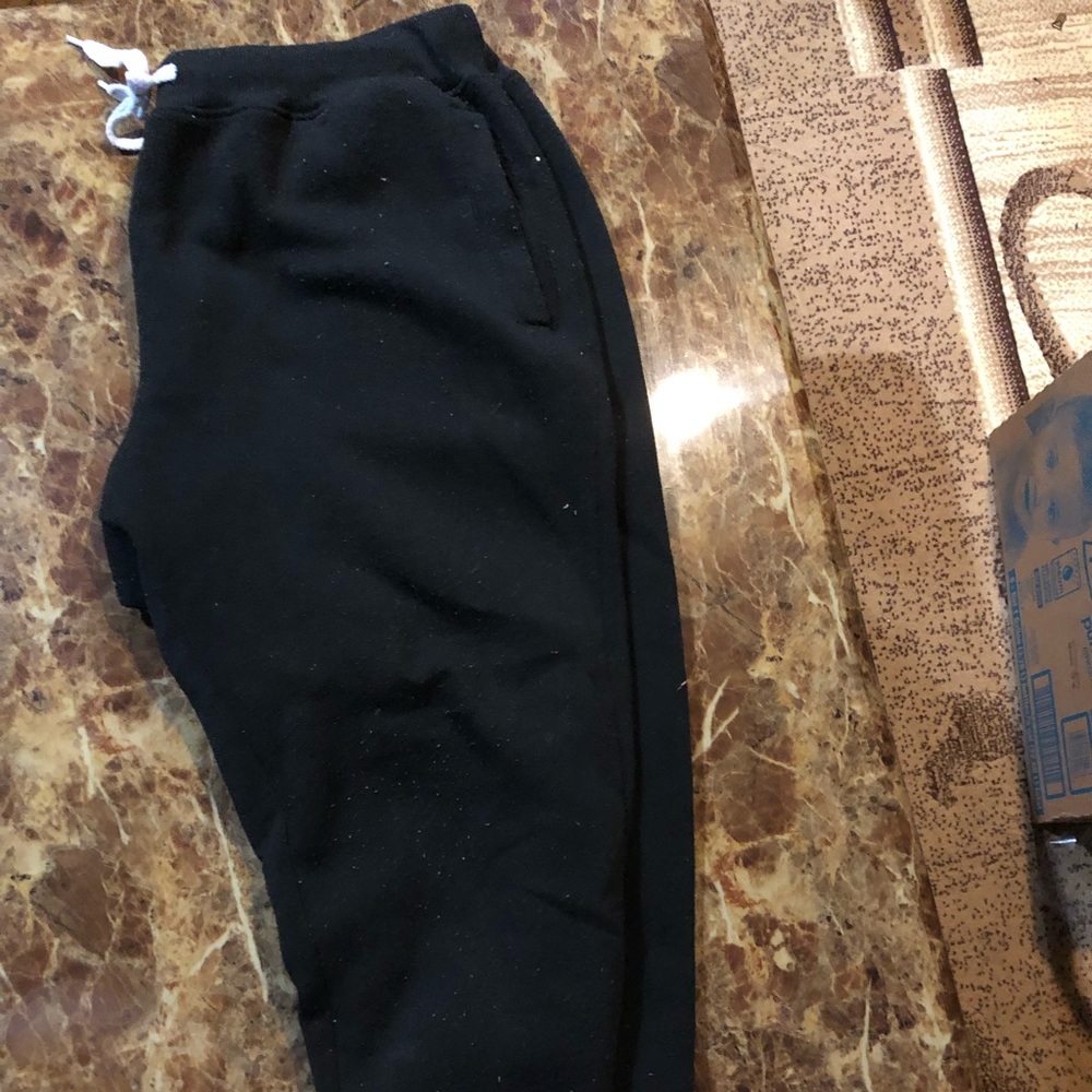Black sweat pants